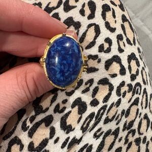 Poison ancient Romanian Gabri eye glass ring